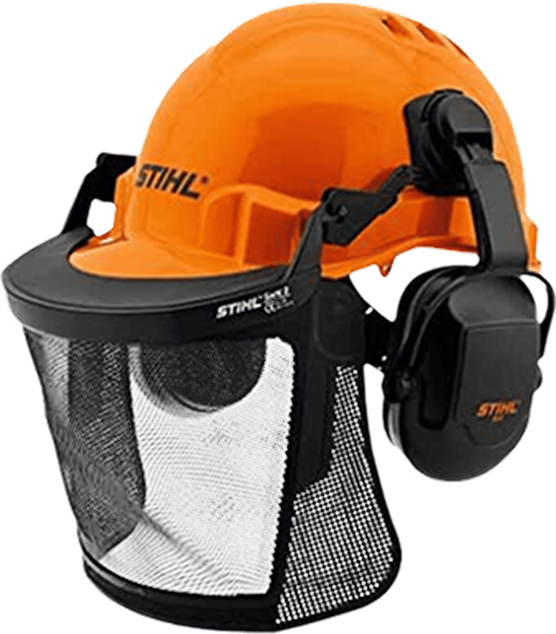 image of a helmet commonly used by arborists