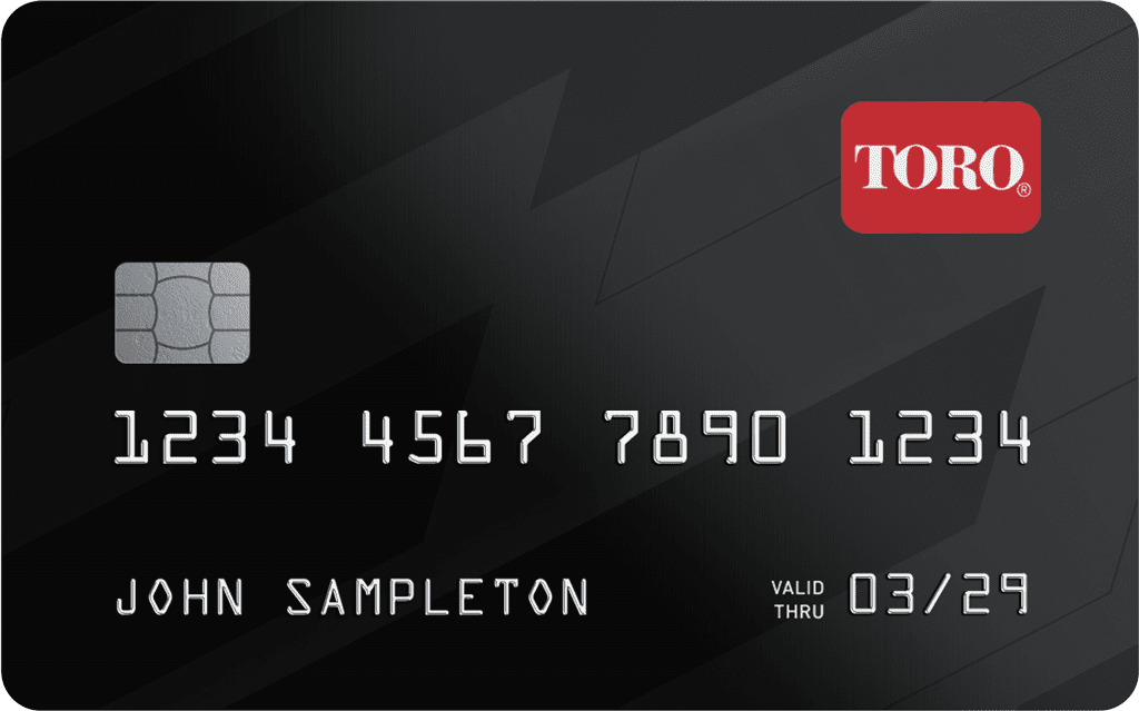 image of the toro payment card
