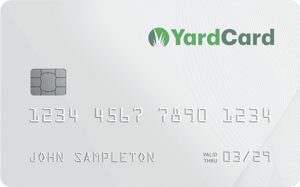 image of the Yard Card payment card