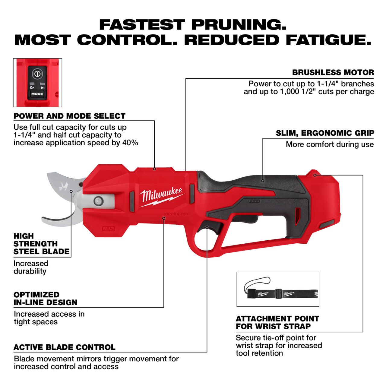 M12™ Brushless Pruning Shears - Image 2