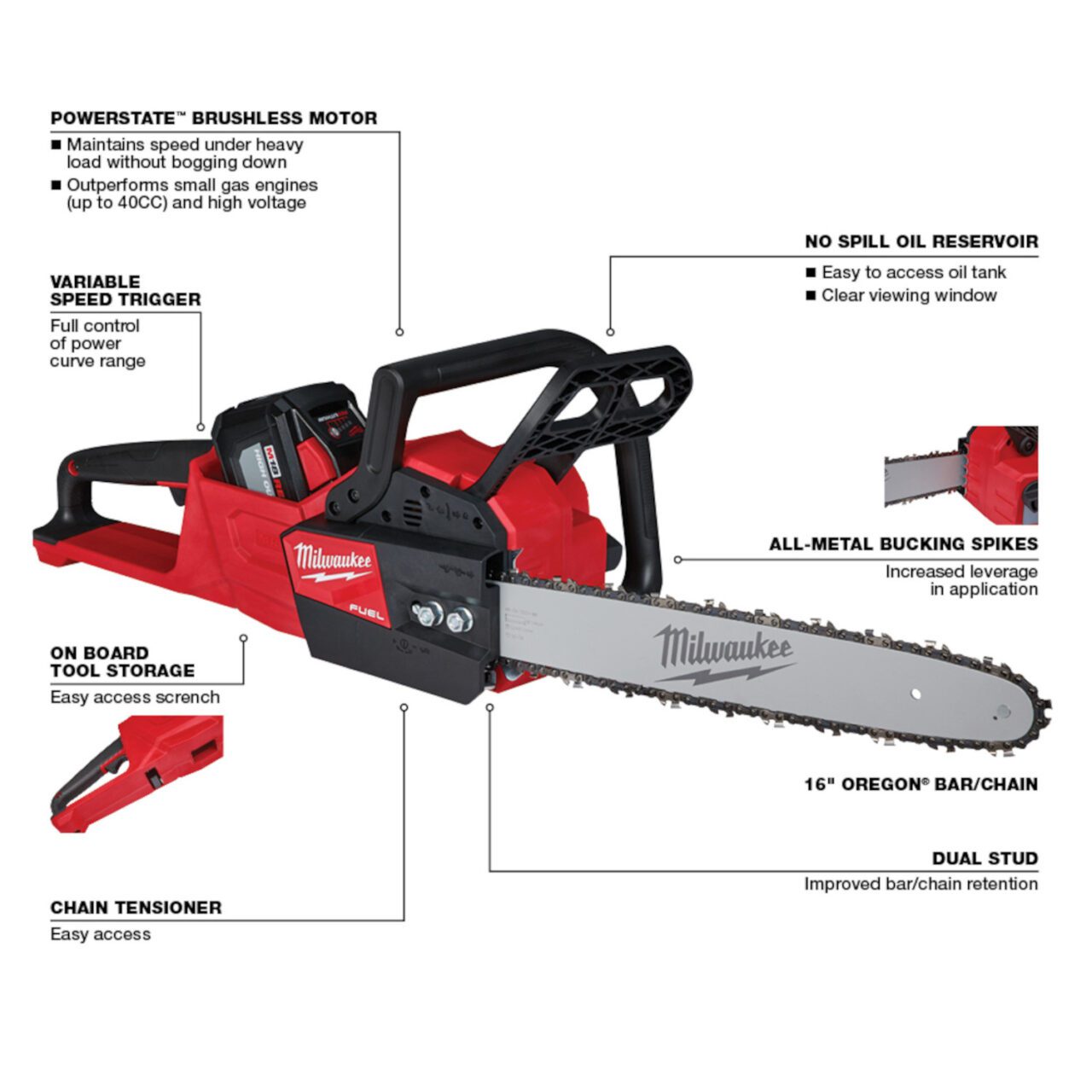 M18 FUEL™ 16" Chainsaw Kit - Image 2