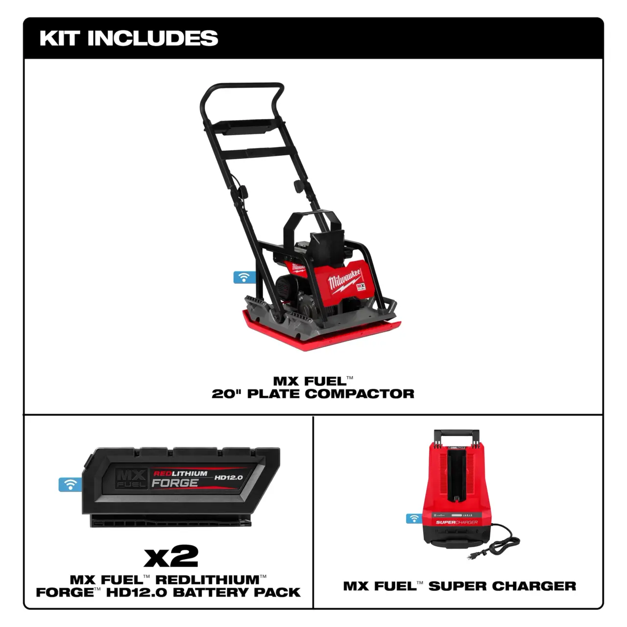 MX FUEL™ 20" Plate Compactor Kit - Image 3