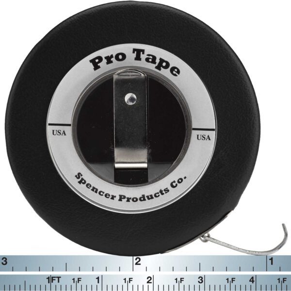 Spencer® Chrome-Clad Diameter Tape with Claw Hook