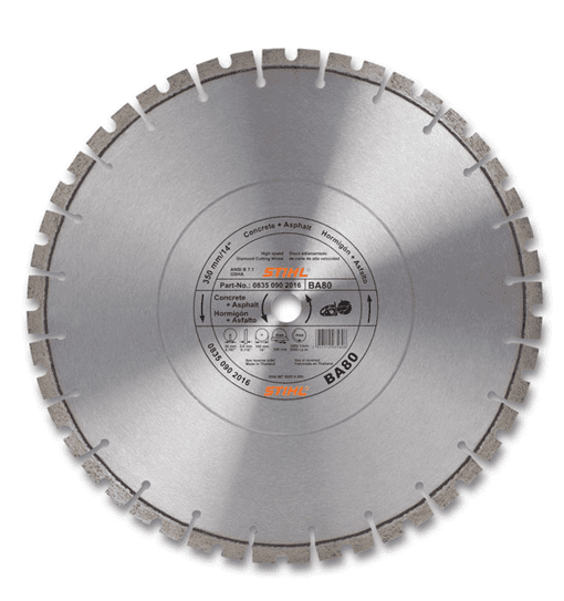 D-BA 80 Diamond Wheel for Asphalt/Concrete —Premium Grade