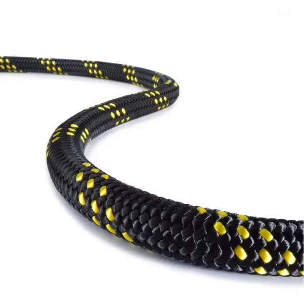 Teufelberger-KMIII Max static rope 7/16"(11mm) Black/Yellow