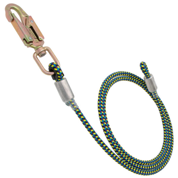 Rope Logic-Stileo Wirecore Lanyard- 10 ft w/ swivel snap (no adjuster)